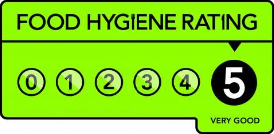 Awarded 5* Food safety and hygiene rating again